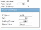 Einstellungsmöglichkeiten für Scanner Kommunikation Einstellungsmöglichkeiten für Scanner Kommunikation